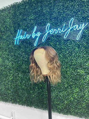 4x4 TRANSPARENT STRAIGHT CLOSURE WIG (613) 14"