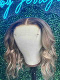 4x4 TRANSPARENT STRAIGHT CLOSURE WIG (613) 14"