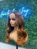 5x5 HD CLOSURE WIG (GINGER) 20"